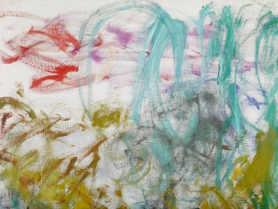 Vannliljer, 1917-19 detalj av 160656 olje på lerret av Claude Monet